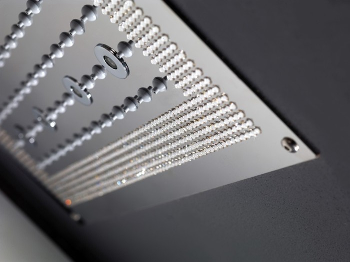 Bossini верхний душ с rgb хромотерапией, dream, хром арт. h37456.030