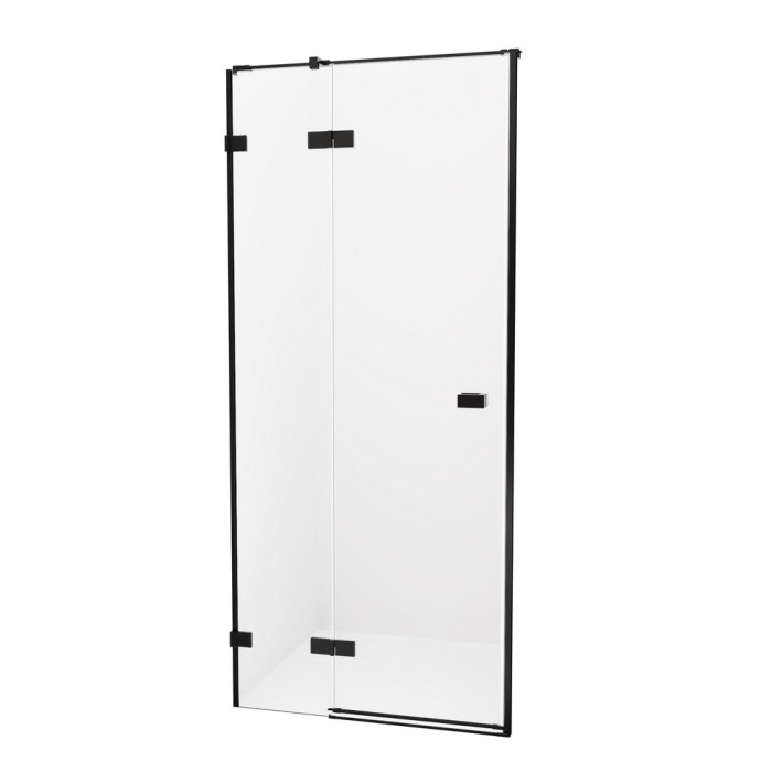 Дверь в нишу 120x200, New trendy Avexa black, черный арт. EXK-1554
