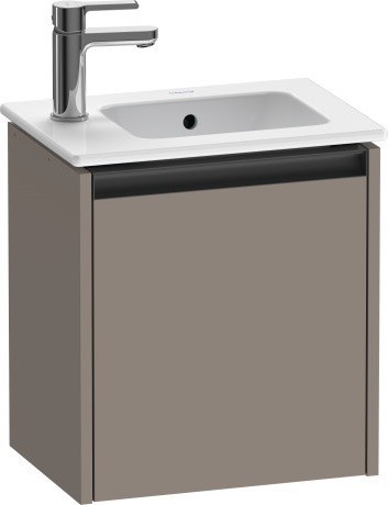 Duravit тумба подвесная под раковину 292 мм х 410 мм х 440 мм, с 1 дверцей, ketho.2, k25060r43430000 цвет: базальт матовый