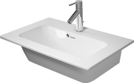 Duravit раковина подвесная 63х40см, me by starck, 2342630000 цвет: белый