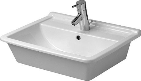 Duravit раковина встраиваемая снизу strack 3 56х46 см, starck 3, 0302560000 цвет: белый