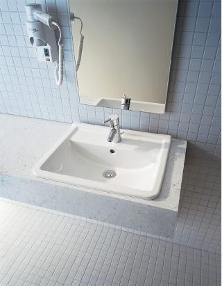 Duravit раковина встраиваемая снизу strack 3 56х46 см, starck 3, 0302560000 цвет: белый