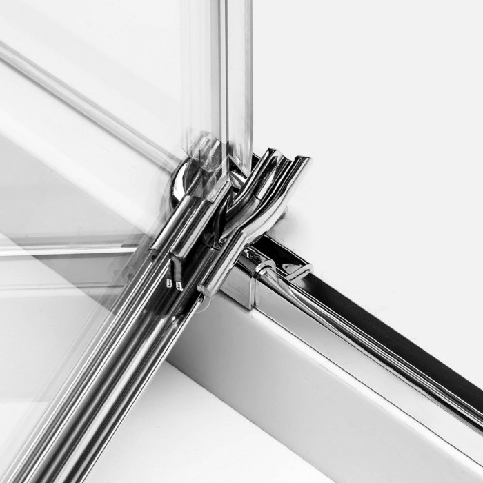 Душевое ограждение 90x80x200, New trendy Avexa chrome, хром арт. EXK-1470