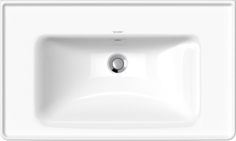 Duravit раковина встраиваемая 800 мм х 480 мм, с переливом, d-neo, 2367800060 цвет: белый