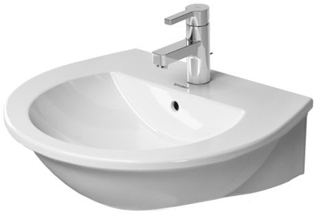 Duravit раковина подвесная 55х48см, darling new, 2621550000 цвет: белый