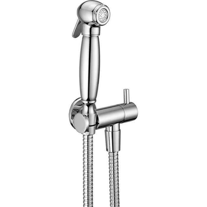 Cisal гигиенический душ со шлангом 120 см, вывод с держателем ar00790021 shower, цвет: хром