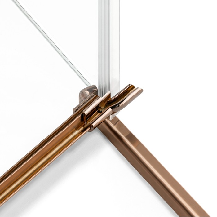 Душевое ограждение r 110x120x200, New trendy Avexa copper brushed, браширо арт. EXK-3658