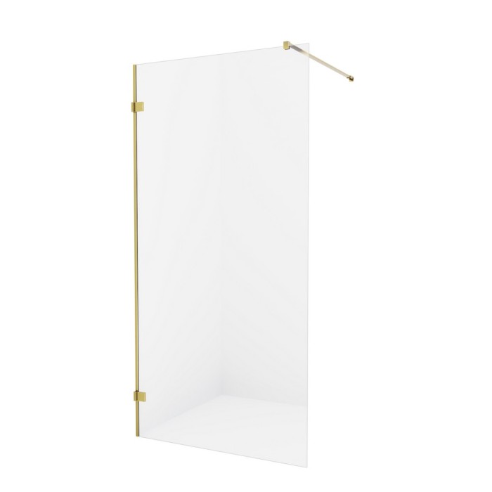 Душевое ограждение brushed 110x200, New trendy Avexa gold, брашированное золото арт. EXK-7016