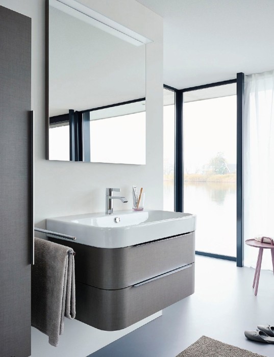 Duravit тумба подвесная под раковину, happy d.2, h2 6366 07575 цвет: лён