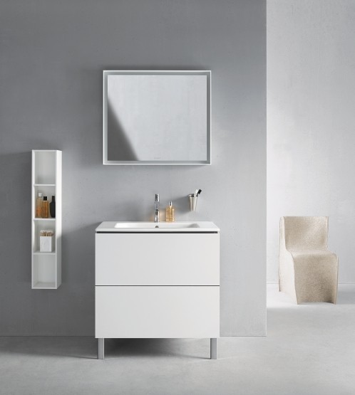 Duravit тумба подвесная под раковину, l-cube, lc625602222 цвет: белый глянцевый