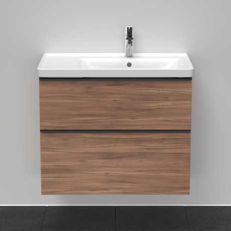 Duravit тумба подвесная под раковину 784 мм х 452 мм, d-neo, de435807979 цвет: орех натуральный