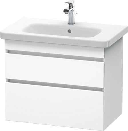Duravit тумбочка подвесная под раковину с двумя выдвижными ящиками, durastyle, ds 6481 18 цвет: gres pietra grey opaco