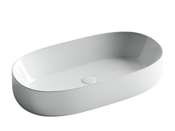 Ceramicanova раковина накладная element, cn5022 цвет: белый