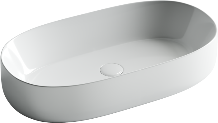 Ceramicanova раковина накладная element, cn5022 цвет: белый