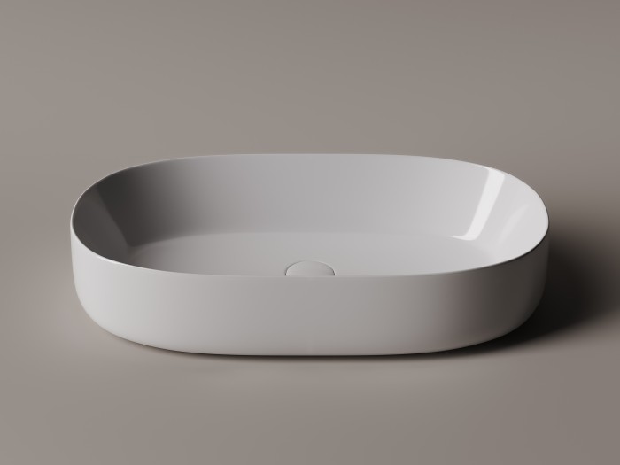 Ceramicanova раковина накладная element, cn5022 цвет: белый