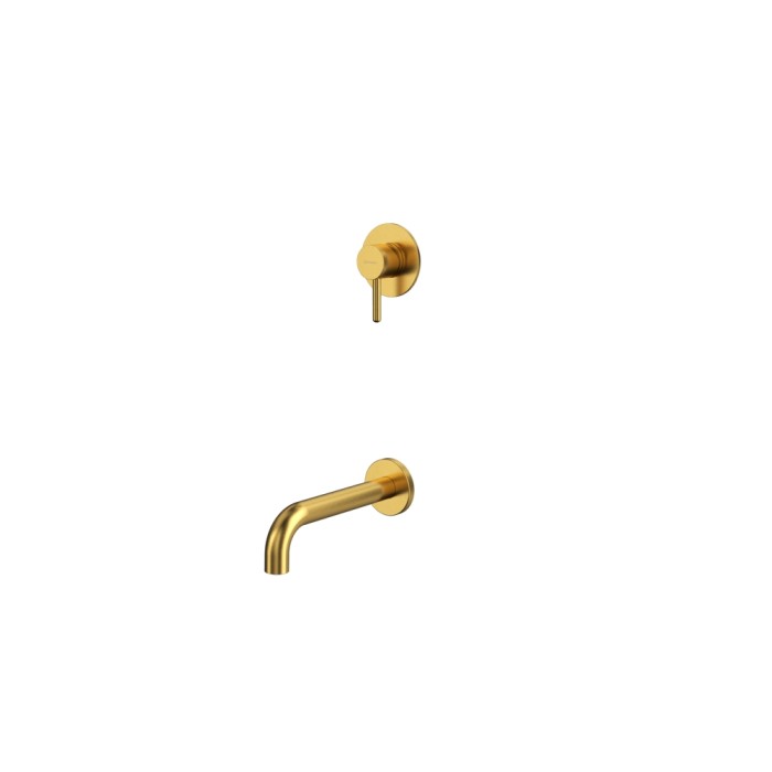 Душевая система скрытого монтажа, Whitecross Y brushed gold, брашированное золото арт. YSET03GLB