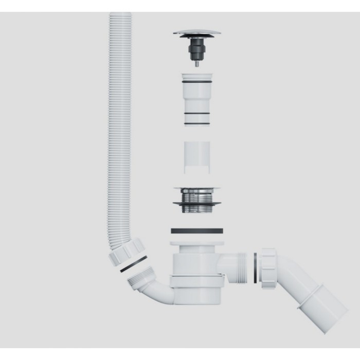 Слив-перелив, Excellent Heaven, черный мат арт. ARIN.FLOW.BL