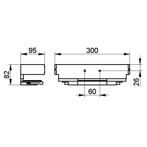 Keuco полка для ванной (корзина) аннодированный, edition 11, серебристый арт. 11159 010000