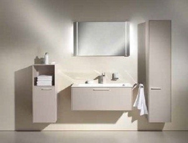 Keuco высокий шкаф-пенал, royal 60, кашемир матовый арт. 32130 450002