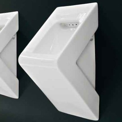 ArtCeram писсуар подвесной под внутренний налив, lfo001 01 00 la fontana цвет: белый глянцевый