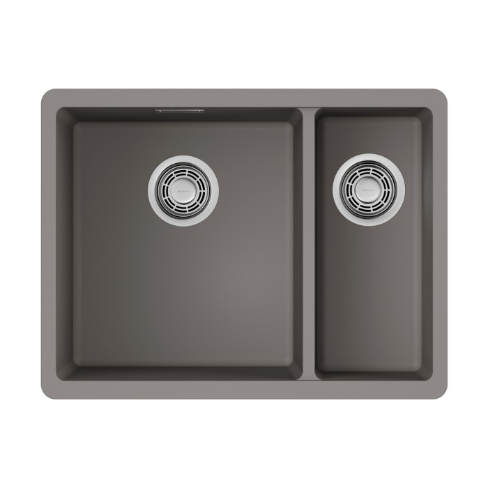 Omoikiri кухонная мойка Kata 55-2-U, leningrad grey арт. 4993390
