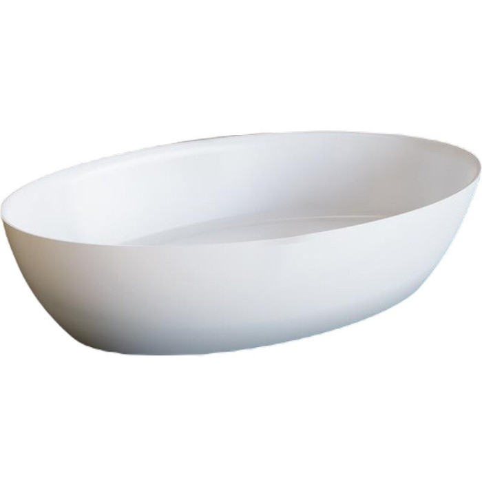 Salini раковина накладная 58x35, alda, 110621mrh цвет: матовый белый
