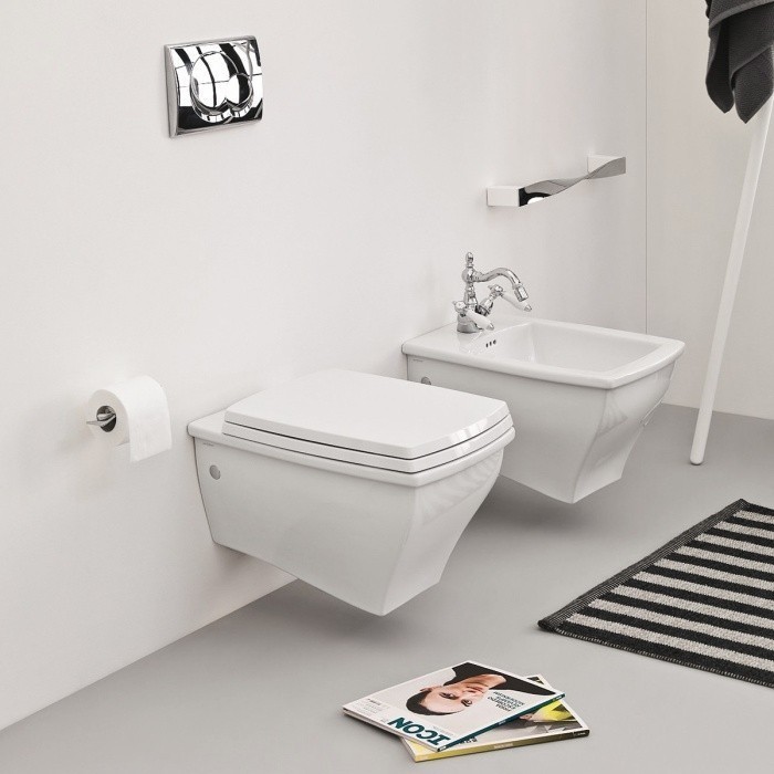 ArtCeram унитаз подвесной, buv001 01 00 blues цвет: белый глянцевый