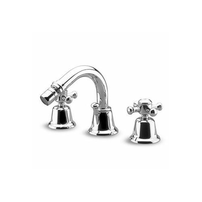 Zucchetti смеситель для биде на 3 отверстия, delfi, хром арт. z46268.8008
