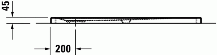 Duravit сверхплоский душевой поддон 1200 мм х 900 мм, tempano, 720198000000000 цвет: белый