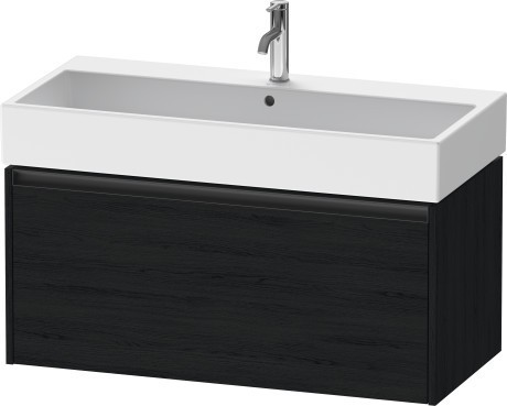 Duravit тумба подвесная под раковину 460 мм х 984 мм х 440 мм, ketho.2, k25078016160000 цвет: чёрный дуб