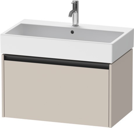 Duravit тумба подвесная под раковину 460 мм х 784 мм х 440 мм, ketho.2, k25077091910000 цвет: серо-коричневый матовый