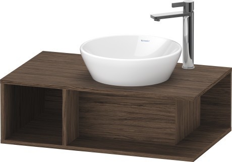 Duravit тумба подвесная под раковину 800 мм х 480 мм, d-neo, de493802121 цвет: орех темный