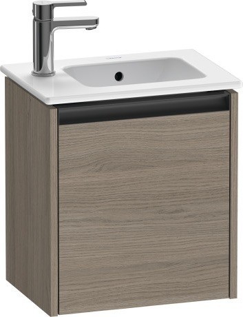 Duravit тумба подвесная под раковину 292 мм х 410 мм х 440 мм, с 1 дверцей, ketho.2, k25060r35350000 цвет: дуб терра