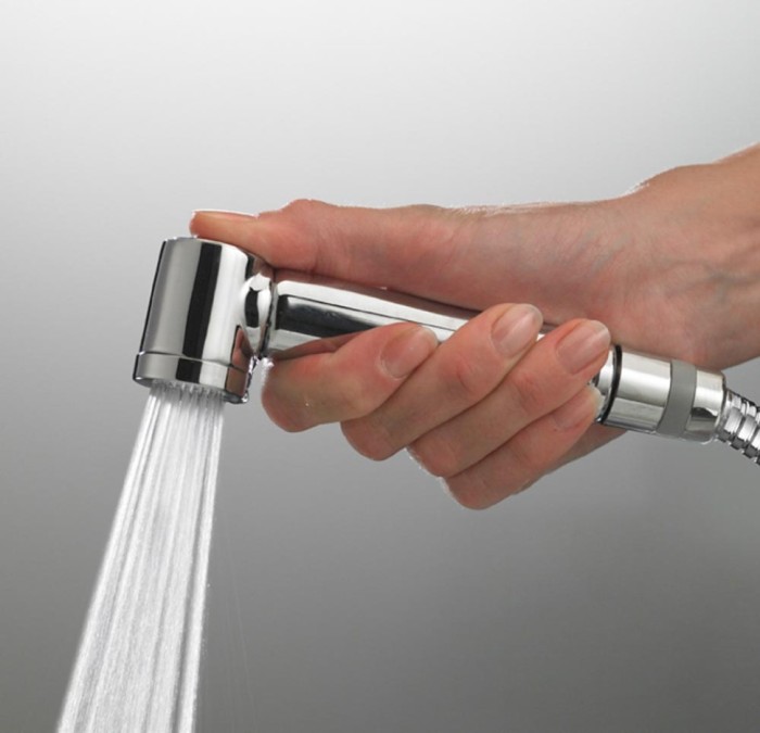 Bossini гигиенический комплект, alexa brass, хром арт. c69004b.030