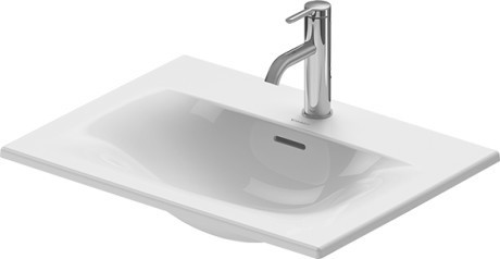 Duravit раковина встраиваемая сверху 60х45см, viu, 0385600000 цвет: белый