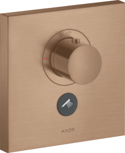 AXOR термостат для душа, ShowerSelect, шлифованное красное золото арт. 36716310