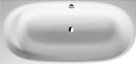Duravit ванна из композитного материала угловая, cape cod, 700362000000000 цвет: белый