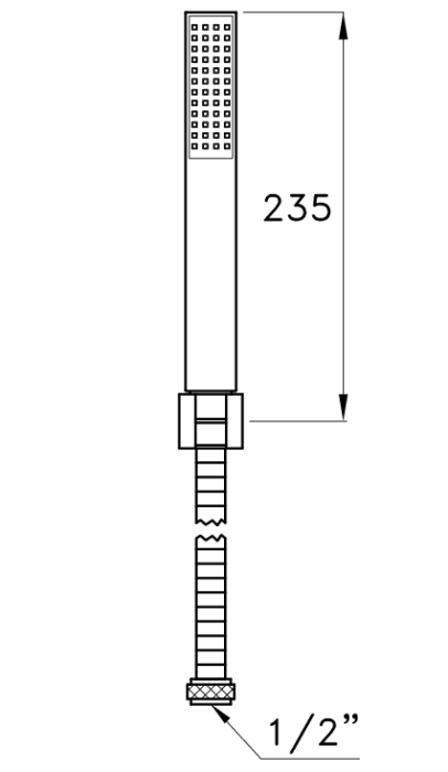 Stella ручной душ, casanova, хром арт. cs03106cr00