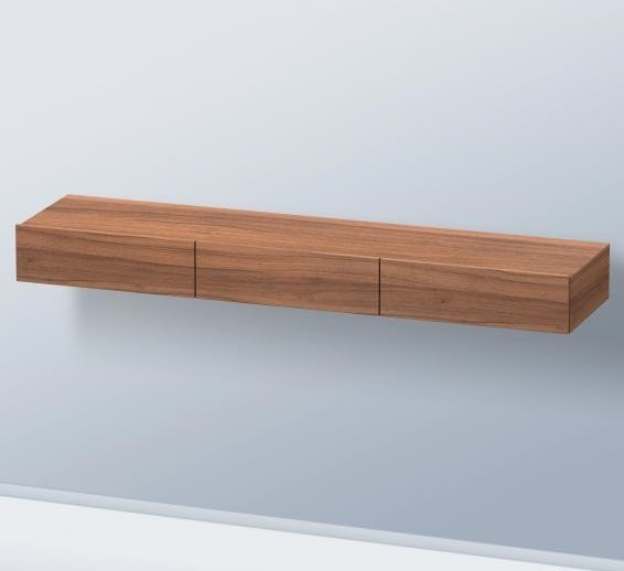 Duravit полка с тремя выдвижными ящиками, durastyle, ds827307979 цвет: орех натуральный