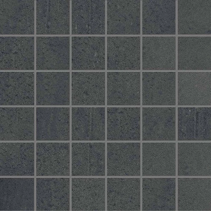 Ergon керамогранитная плитка 300x300 pigmento mosaico antracite silktech rett, арт. elxva86
