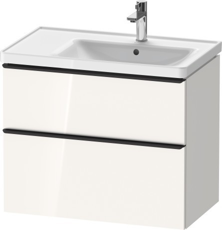 Duravit тумба подвесная под раковину 784 мм х 452 мм, d-neo, de435802222 цвет: белый глянцевый