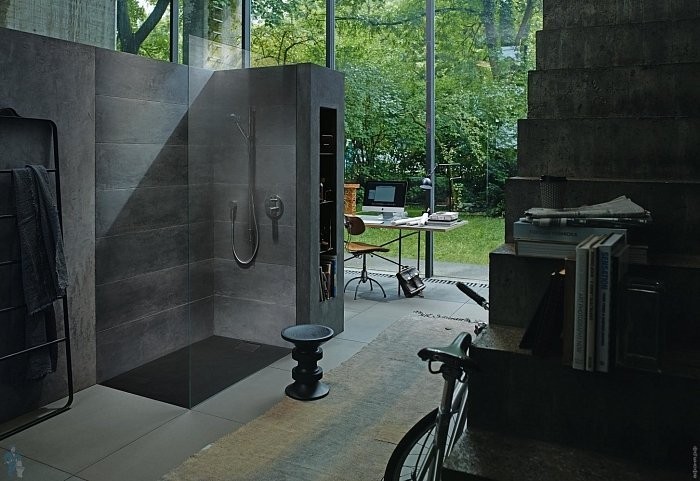 Duravit душевой поддон 900 мм х 900 мм, stonetto, 720146680000000 цвет: антрацит