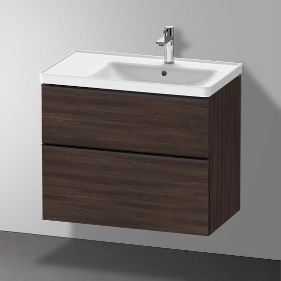 Duravit тумба подвесная под раковину 784 мм х 452 мм, d-neo, de435805353 цвет: каштан темный