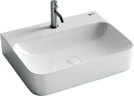 Ceramicanova раковина подвесная aura, cn2001 цвет: белый