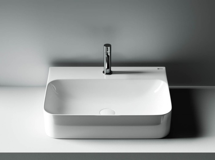 Ceramicanova раковина подвесная aura, cn2001 цвет: белый