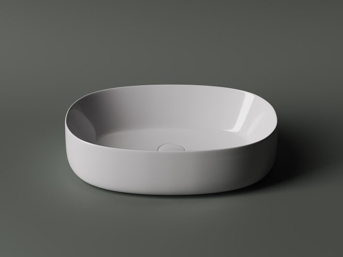 Ceramicanova раковина накладная element, cn5023 цвет: белый