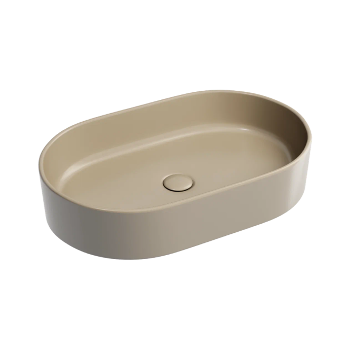 Ceramicanova раковина накладная element, cn6048mc цвет: коричневый