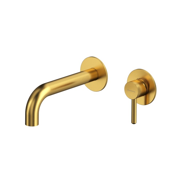 Смеситель для раковины скрытого монтажа, Whitecross Y brushed gold, брашированное золото арт. Y1216GLB