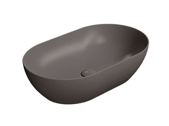 GSI Раковина накладная 60х37х16 см, bistro matte, санфаянс, Color-elements - 883416