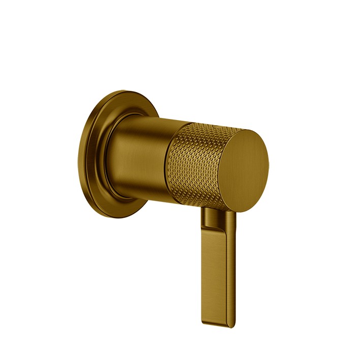 Gessi Cмеситель для душа, на 1 источник (внешняя часть), Inciso, 58109#087 цвет: gold brushed ccp